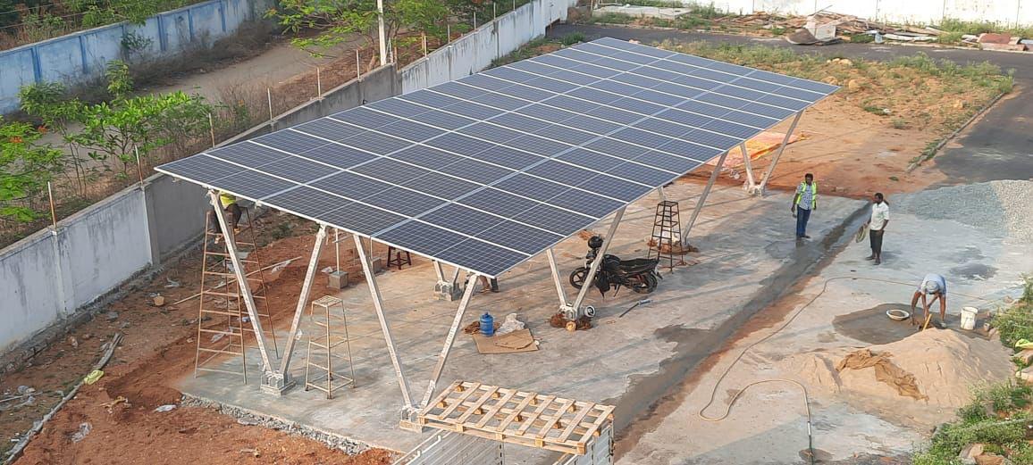 SOLAR CAR PARKING