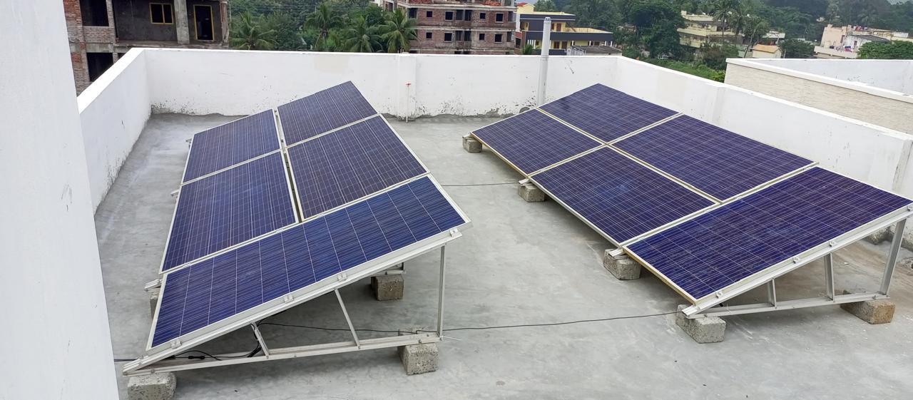 Solar AL traingle type STRUCTURE