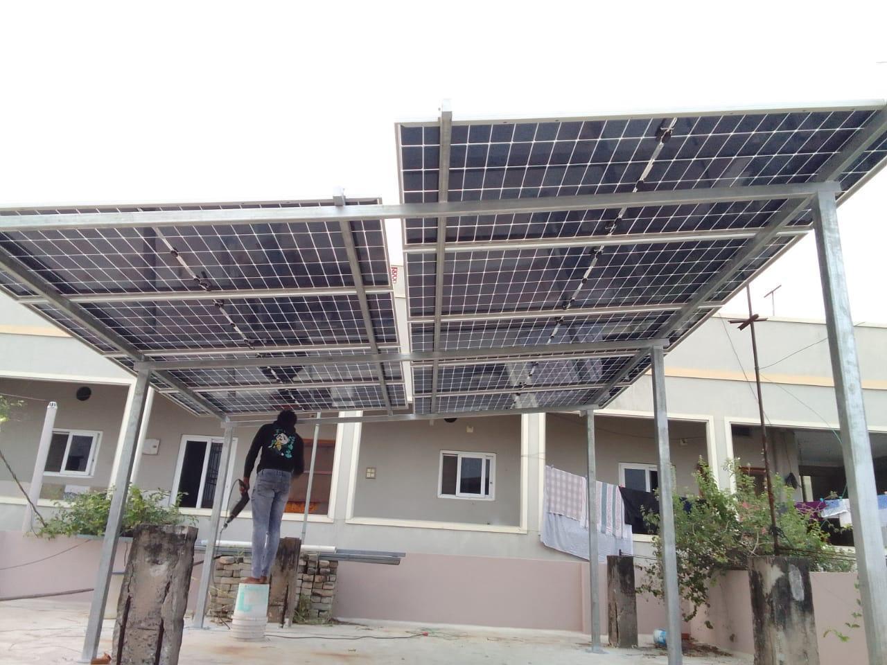 Solar welding Structure height